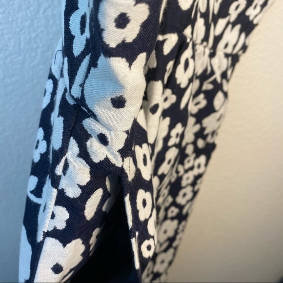 Tibi African Violet Print Floral Cotton Dress Size 2 - Picture 7 of 10